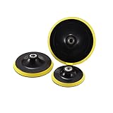 12.7 cm, Hook and Loop, Sanding Pad, 1 Set, M10 Thread HexDrill Adapter
