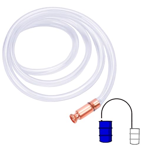 Siphon Pump Hose 1.8M/5.9 Ft Syphon Self Priming Pump Multpurpose Automatic Pumping Pipe for Gasoline Fuel Petrol Gas Liquid Water Transfer