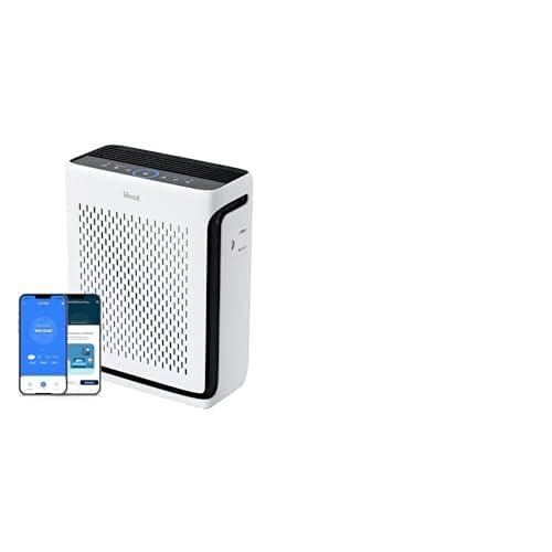 Levoit HEPA Luftreiniger Allergiker für 52㎡ Wohnung Raucherzimmer, 23dB Air Purifier mit Tiermodus + Levoit Akku Staubsauger mit 99,99% HEPA Filter, Auflade-Wandhalterung, Max 60 Min Laufzeit