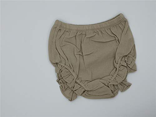 Ayiyo 2T Bloomers Newborn Toddler Kids Cotton Linen Shorts Diaper Cover(Khaki,100) #TOP7