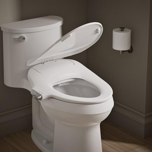 Kohler 39224-0 PureWash M325 D-Shaped Manual Bidet Toilet Seat, Dual Self-Cleaning Wands, Water Volume Control, Frontal and Rear Wash, Quiet Close, Cold Water Use, White by Kohler - Image 4