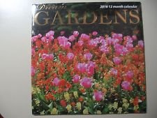 Gardens 2016 12 Month Calendar