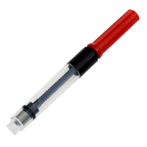 OPAX51 Convertidor Universal de Émbolo para Pluma Estilográfica, Rojo y Negro, Cargador Conversor de Tinta, Modelo 51CH156