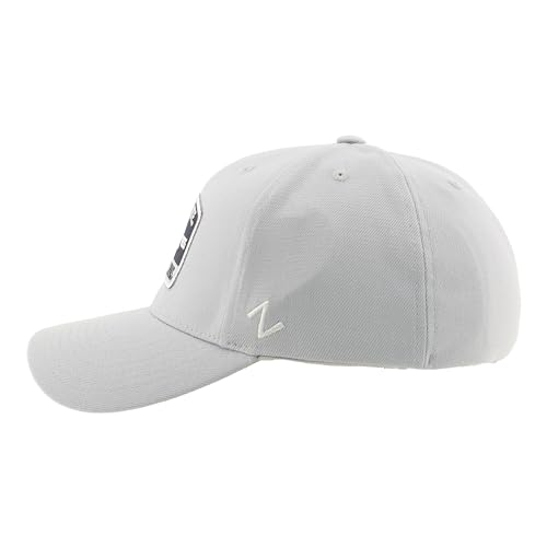 Gorra Ajustada Oficial NCAA ZHATS Gris Medio Hombre miniatura 3