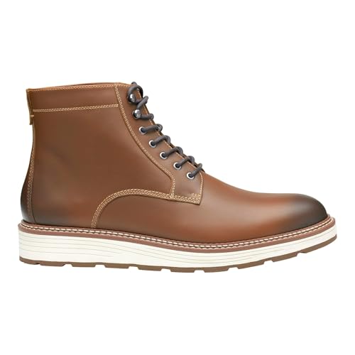 Image of Johnston & Murphy mens Upton Lug Plain Toe Boots