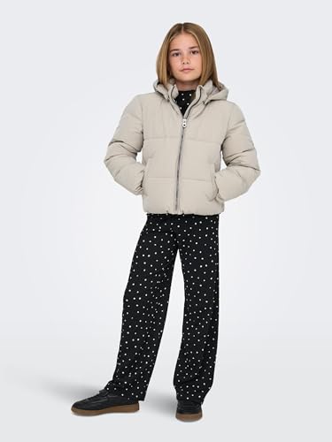 ONLY KIDS Mädchen KOGDOLLY SHORT Puffer JACKET OTW NOOS Jacke (DE/NL/SE/PL, Numerisch, 152, Regular, pumice stone)