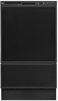 Rinnai RSW-F403C-B Black Matte Dishwasher Built-in Front Opening Type, Dish Capacity 56 pieces/Approx. 8 servings