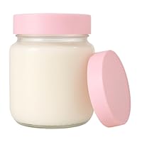 5 Potes De Vidro 240ml Belem Para Armazenar Leite Materno E Papinha (Rosa)