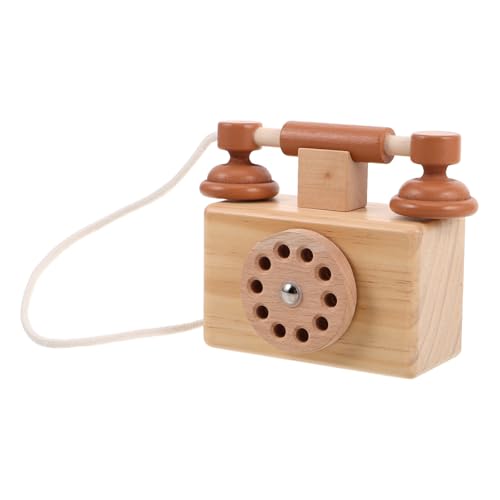 Kisangel Teléfono De Juguete Casa De Muñecas Modelo De Teléfono Retro Accesorio De Teléfono Vintage Accesorios para Casas De Juegos Teléfono De Juguete Accesorio De Teléfono Teléfono