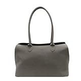 ZSLFCBD Bolso Mujer Bolsos Clásicos para Mujer, Elegantes De Hombro, Grandes, Informales, Retro, Cruzado-gris-38x12x24cm