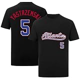 Mike YASTRZEMSKI Shirt T-Shirt Jersey Baseball No Brand/Logos 100% Cotton for Black Mens/Womens/Kids