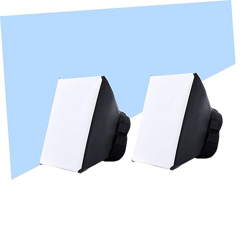 Difusor de flash para cámara réflex en plástico negro pack de 2 unidades 4