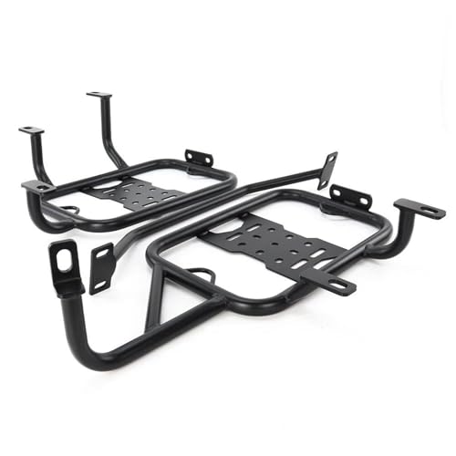 Support de Sacoche Moto Ibex 450 : Porte-Bagages Latéral Robuste en Acier Noir