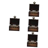 Photo Gallery lifkome 4pezzi cofanetto portagioie legno vintage con chiusura scatola per anelli di fidanzamento e gioielli e resistente agli urti per anniversari compleanni e proposte romantiche Photo Gallery lifkome 4pezzi cofanetto portagioie legno vintage con chiusura scatola per anelli di fidanzamento e gioielli e resistente agli urti per anniversari compleanni e proposte romantiche