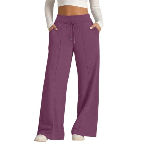 moolBeko Double Waisted Sweatpants Women Baggy Y2k Wide Leg Sweat Pants