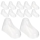 GALPADA 20 Piezas Modelo de Pies de Ñiño de Plástico Transparente 9 CM Soporte Exhibición para Zapatitos y Calcetines Adecuado para Tienda y Conservación de Forma de Calzado Infantil
