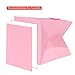 LFCXHTY Pink Square Gift Bag 8 in Paper Gift Box Large Square Bottom Kraft Paper Bags with Handles for Party Favor, Birthday Gift Bags (Pink, 8 x 8 x 8 in, 10 CT)