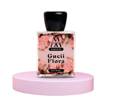 Image of G-FLORA Eau De Parfum Unisex Perfume, Floral Oriental Fragrance with Rose, Patchouli, Sandalwood, Citrus Notes, Long Lasting Scent, 50 ML
