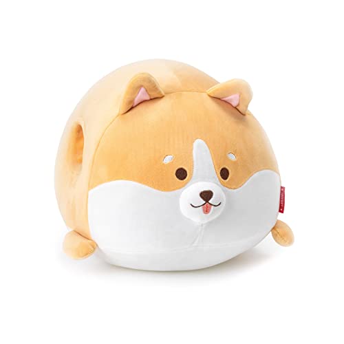 Legami - Coussin Super Soft! Thème Corgi, Chauffe-main, Super Doux, Idée Cadeau, 25x24 cm