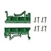 Molence 10 Sets C45 PCB DIN Rail Mounting Adapter 35mm 15mm Circuit Board Mounting Bracket Holder Carrier Clip