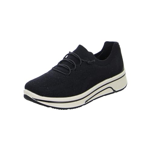 ara Damen Sapporo Sneaker, SCHWARZ, 41.5 EU Weit