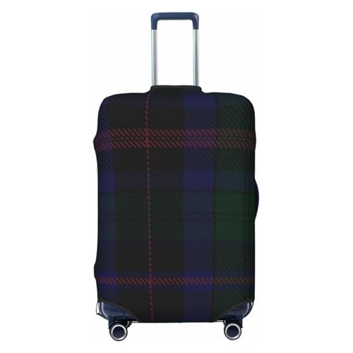 Phillips Of Wales Clan Family Tartan Luggage Cover, Protective Washable Suitcase Cover - Travel High Elastic Fibers Suitcase Protector Fits Large