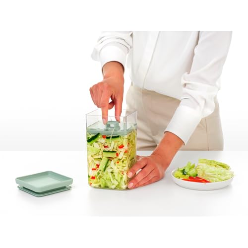 Bocal de fermentation plastique étanche Brabantia 1,6L avec disque de pression