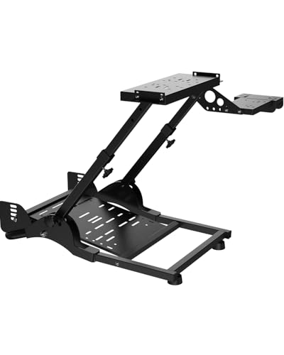 PXN A10 Gaming Lenkradständer – Faltbarer und Verstellbarer Racing Lenkrad Ständer für V99, V10, G25, G27, G29, G920, G923, T248, T300RS, T500RS, TS-PC