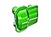 Traxxas 9787-GRN Axle Cover, 6061-T6 Aluminum (Green-Anodized) (2)