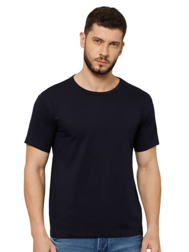 Image of T-Shirt for Men - 100% Cotton Casual T-Shirt | Half Sleeve, Round Neck 4 Way Stretch Fabric | Slim Fit T-Shirt
