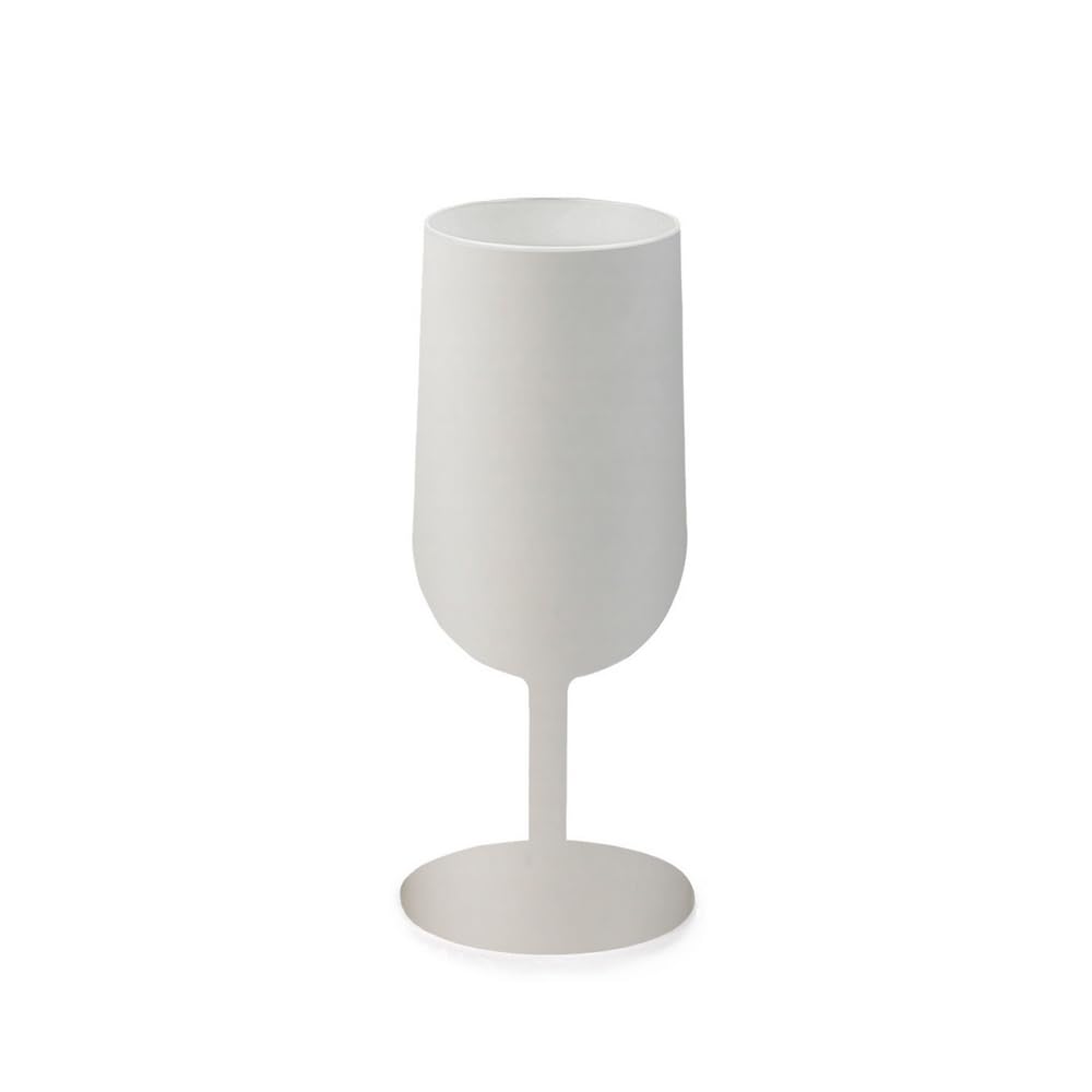 SPARKLERS CLUB - Copas de vino Ecocup reutilizables 12 cl, color blanco