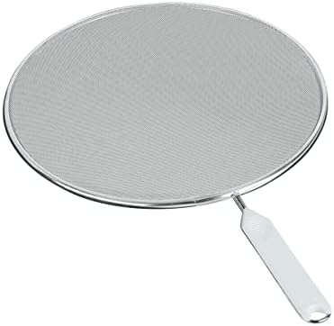 Metaltex Aluminium Mesh Splatter Screen Splash Guard,Silver,33 cm