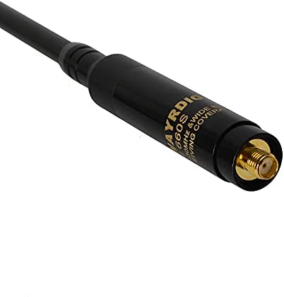 TWAYRADIO Two Way Radio Handheld Antenna, Dual Band VHF UHF Telescopic SMA-Female Aerial, Compatible with Baofeng UV-5R UV-82 888S BF-F8HP GT-3 KENWOOD Retevis TYT Ham Amateur Walkie Talkie