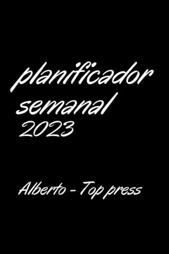 planificador semanal 2023: Planificador semanal 2023, planificador académico, libreta de citas, calendario semanal de bolsillo, planificador de ... planificador para hombres, mujeres, 6in×9in
