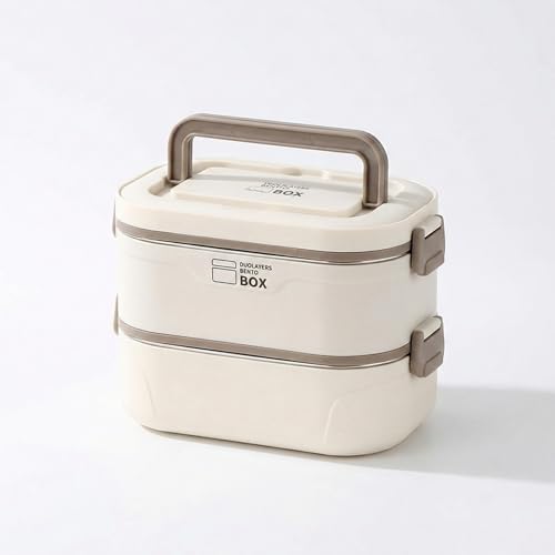 YELONA Stainless Steel Double-Layer Bento Box for Office & School...