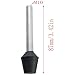 LQ Industrial 2PCS Clamping Fittings Rubber Head Screws Quick Furniture Screws M10x87mm Metal Elbow Jointed Clamping Screw Assemblies For Cabinets Doors Boxes Non Locking Bad Handle Cases