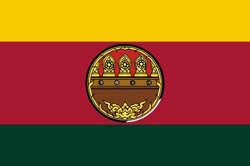 Drapeau Kamphaeng Phet grand format idéal pour décorer un restaurant thaïlandais