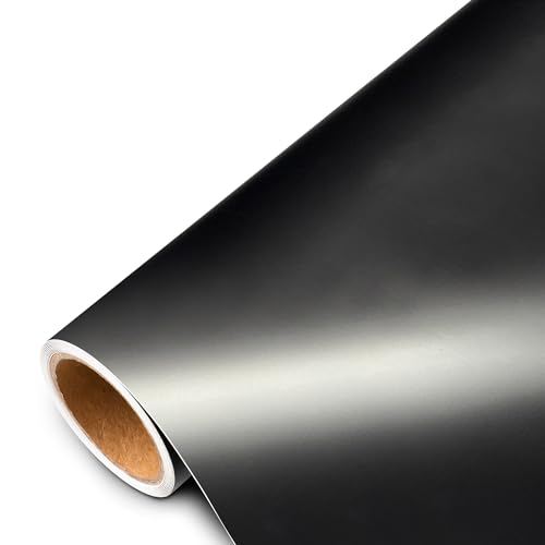 Image of Matte Black Vinyl Wrap for Cars, 2ft x 5ft Vinyl Car Wrapping Film - Bubble Free Vehicle Sheet Roll for Body Protection, Scratch Resistance (Matte Black)