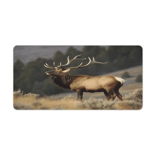 Bull Elk Desk Pad Alfombrilla de Goma 30x60 cm Estilo