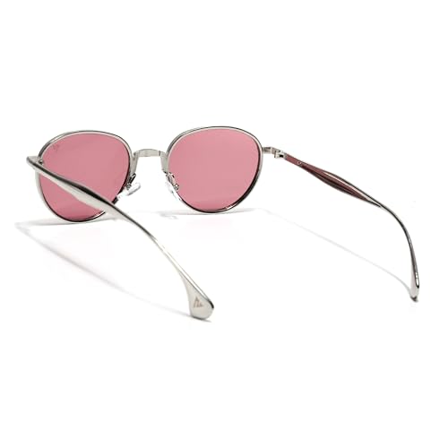 Image of Voyage Round Polarized Sunglasses for Men & Women (Black Lens | Black Frame - MG7609)