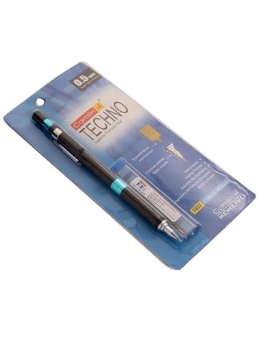 Image of Camlin Kokuyo 0.5 mm Techno Exam Mechanical Pencil - Pack of 1 | 0.5mm Dark Lead for Smooth Writing & Shading | Ideal for Board Exams, Competitive Tests, School & Drawing Use | Multicolour