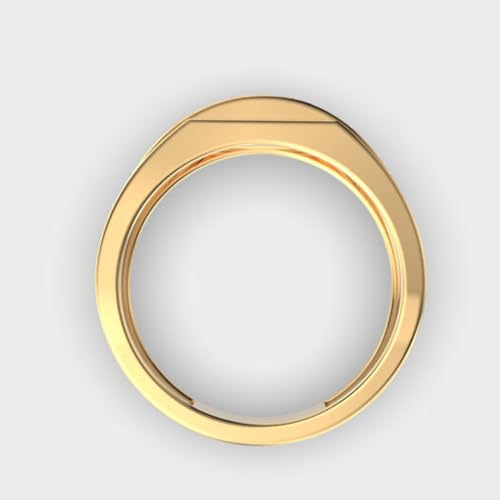 Bague moissanite en argent 925 pour homme qui ne ternit pas