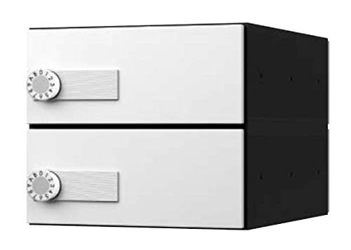 NASTA Post D-All (Dial) KS-MB6101P-2L-W Front in/Post Indoor Type White Main Unit: Depth 15.0 inches (38.1 cm), Main Unit: Height 9.4 inches (24 cm), Main Unit: Width 11.0 inches (28 cm), Pack of 3