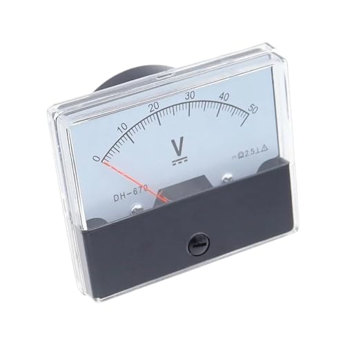 Voltmètre analogique DC contre les pannes de batterie avec écran à pointeur 100V