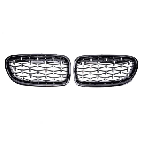 Remplacer grille BMW F10 cassée avec cette calandre de course noire et argent