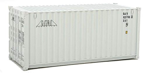 Walthers SceneMaster HO Scale Model of Gateway (Gray) 20' Corrugated Container,949-8063