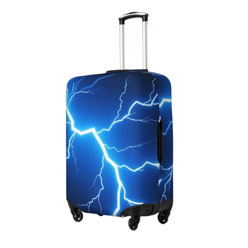 Rainy Blue Lines Luggage Covers For Suitcase Travel Suitcase Cover Protector Anti Scratch Covers For 18-21 Inch Luggages S2