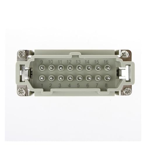 Conector aviación H16B-HE-016-2 16 pines gris miniatura 3
