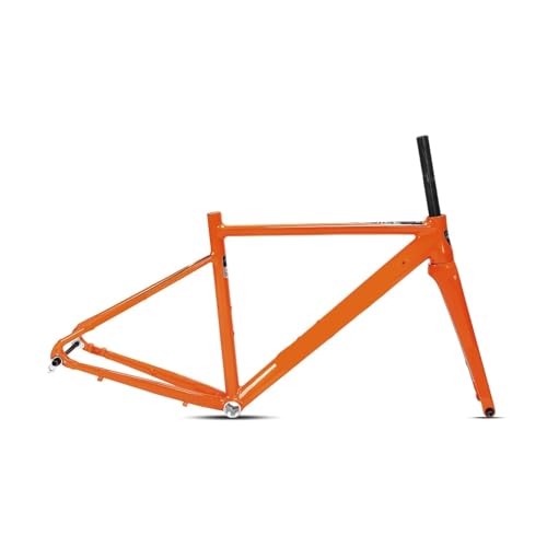 Genérico Bicicleta de Carretera con Cuadro Aluminio, Frenos Disco, Tallas 46, 48, 50 y 52 cm(Orange)