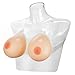 BELAPEACH Strap on Silicone Breast Forms Fake Boobs for Mastectomy Prosthesis Crossdresser Transgender Cosplay A Cup 500g/Pair
